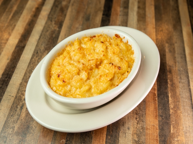 Mac and Cheese<br><FONT COLOR="#00aaa0">$7.99</FONT>